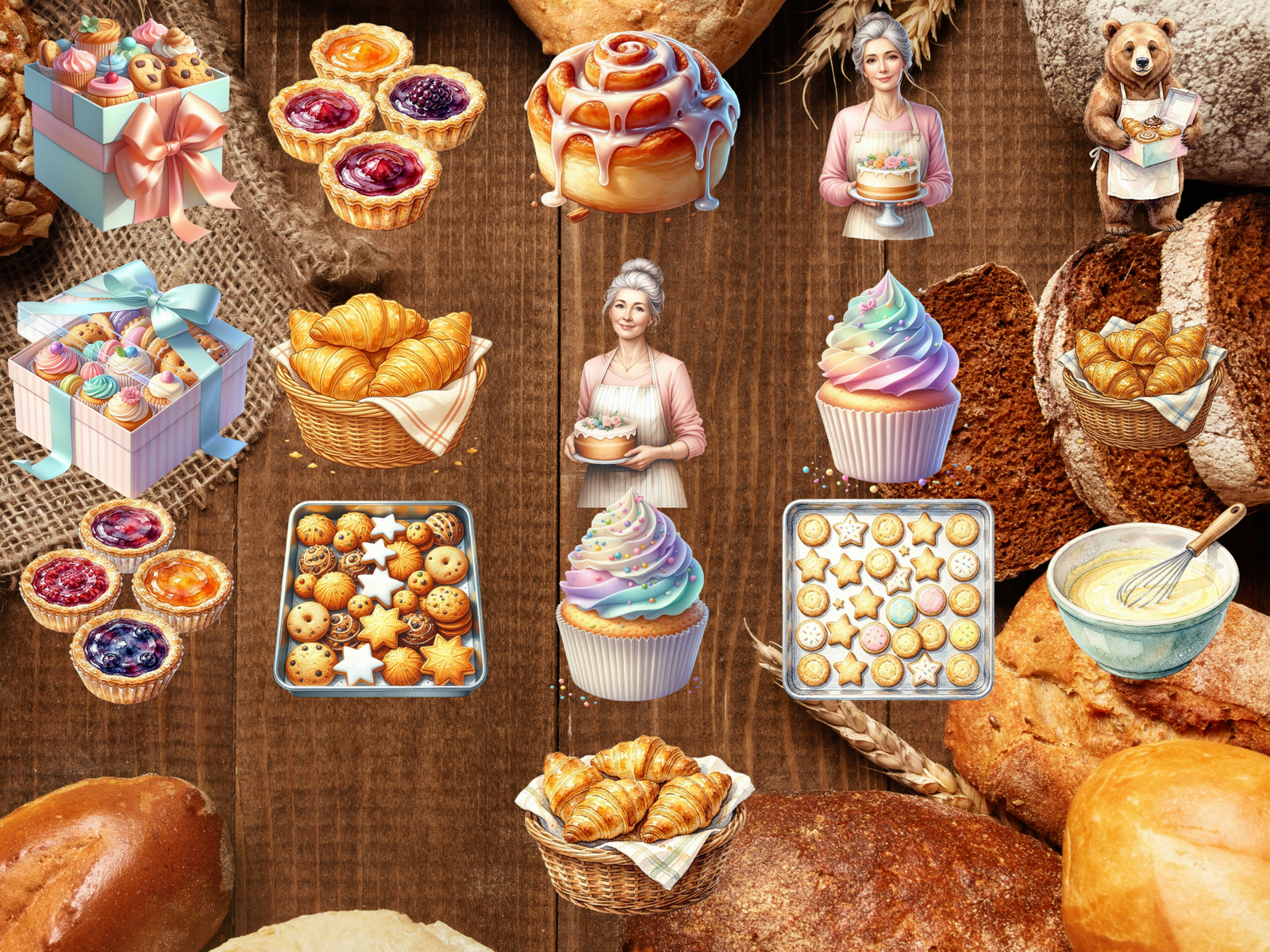 Cozy Little Bakery Clipart (LIMITED EDITION) image 3