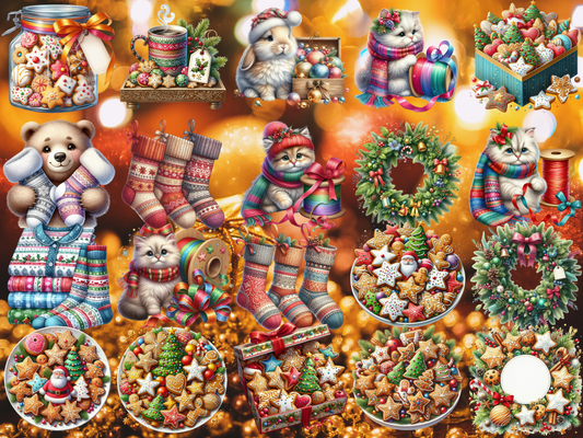 Christmas Eve Prep Clipart (LIMITED EDITION)