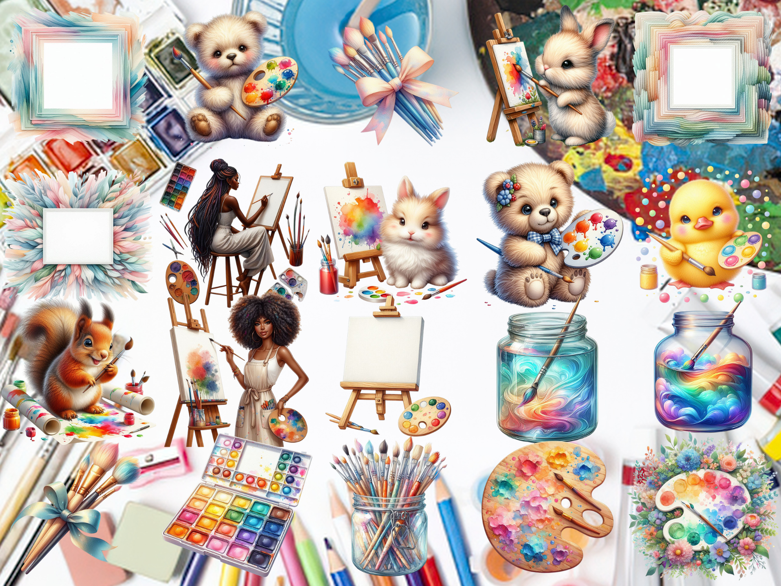 Art Studio Moments Clipart (LIMITED EDITION) image 5