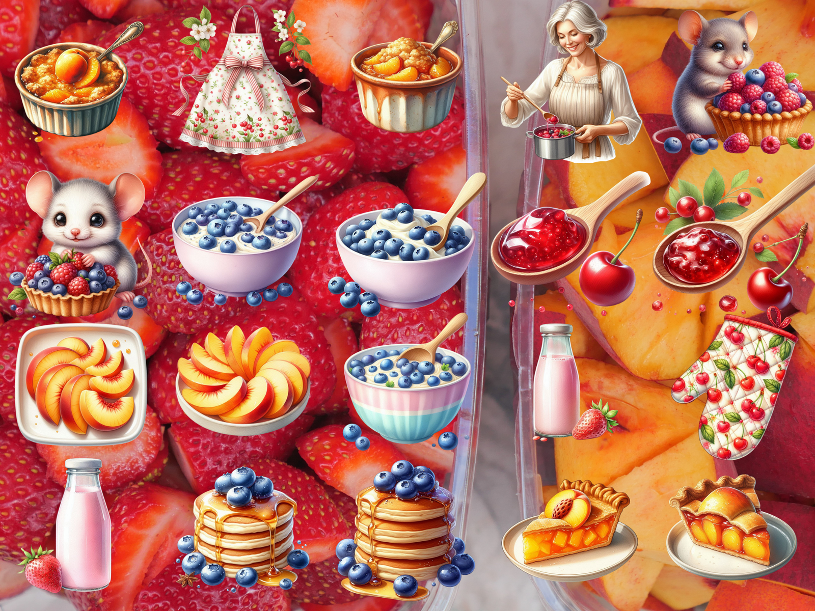 Summer Fruit Kitchen Clipart (LIMITED EDITION) image 4