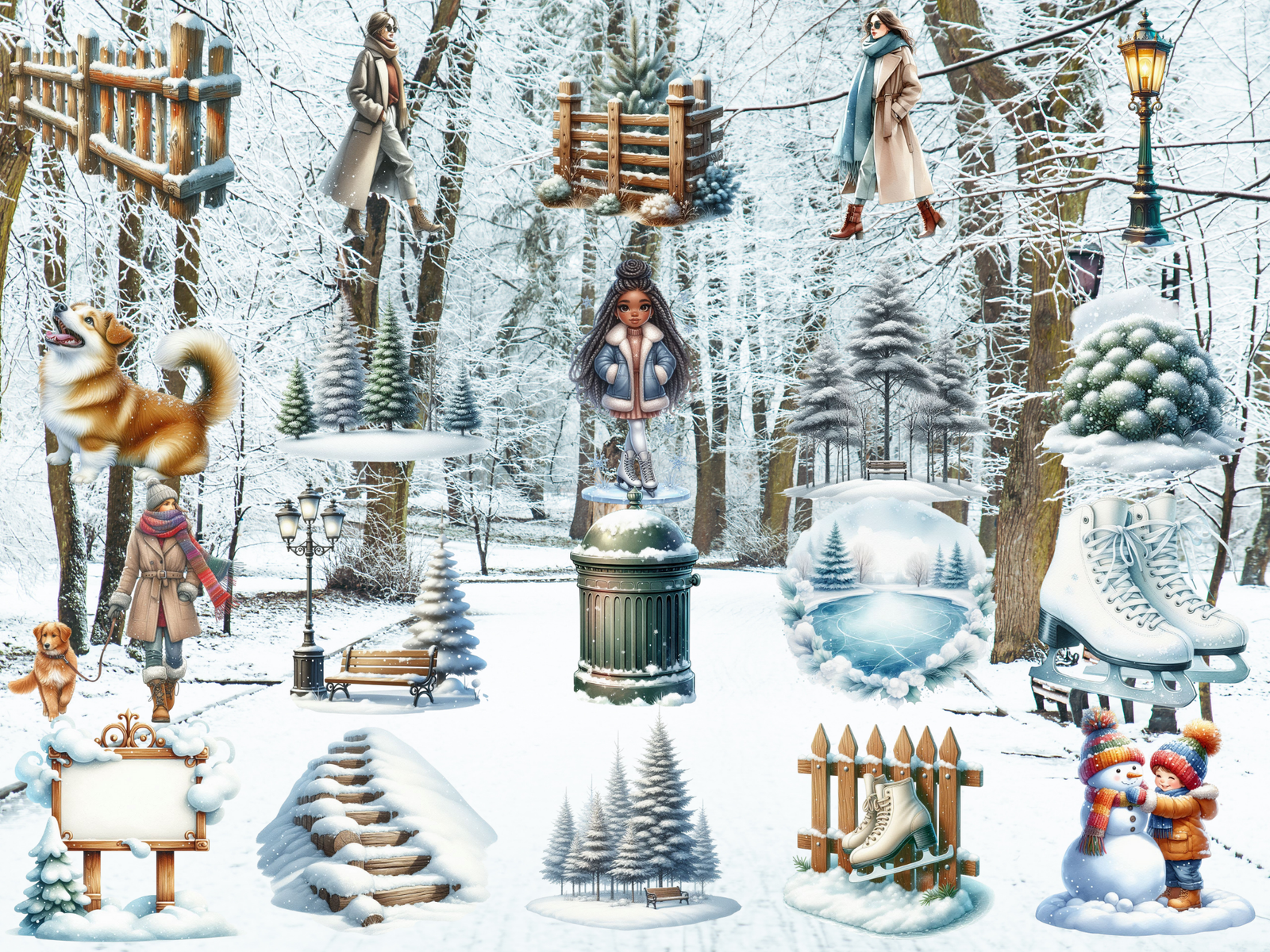 Winter Park Days Clipart (LIMITED EDITION) image 3