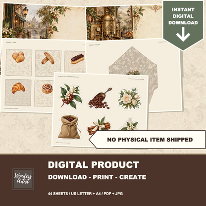 Coffeehouse Keepsakes Journal Kit — listing image 10