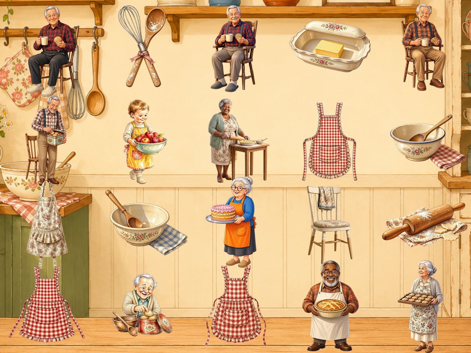 Grandma's Kitchen Clipart (LIMITED EDITION BUNDLE) image 2