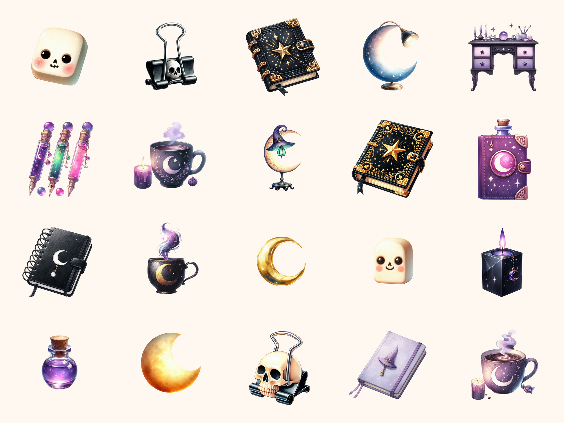 Witchy Desk Clipart