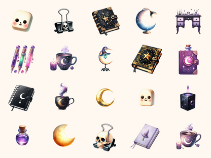 Witchy Desk Clipart