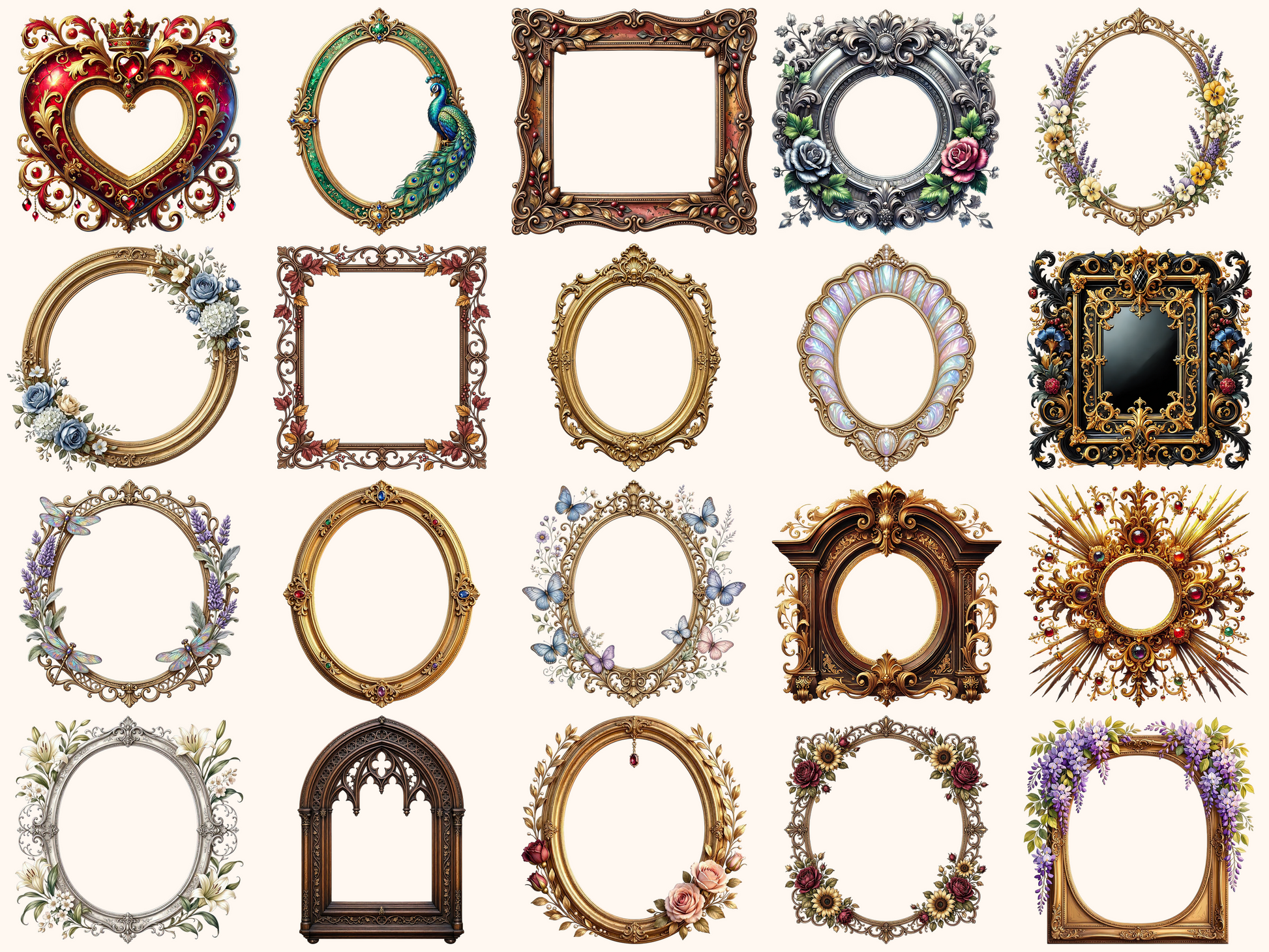 Victorian Frames Clipart