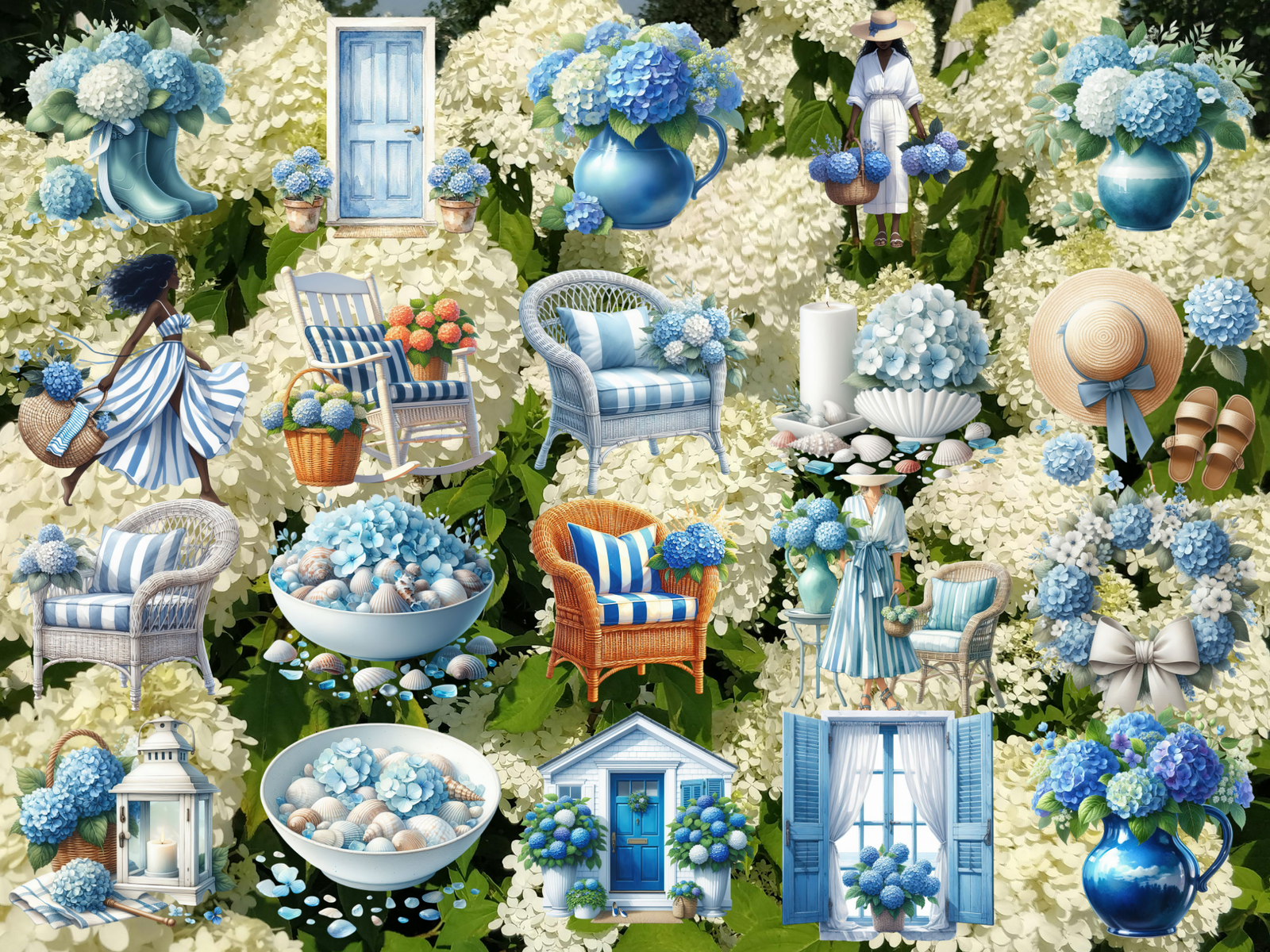Hydrangea Coast Clipart (LIMITED EDITION) image 5