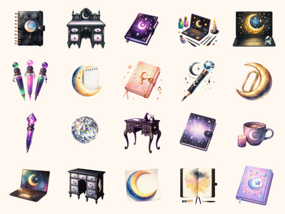 Witchy Desk Clipart