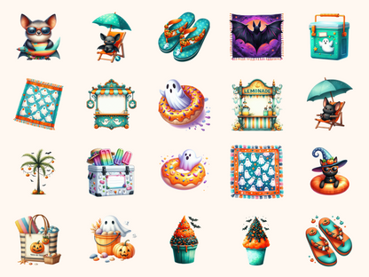 Summerween Clipart