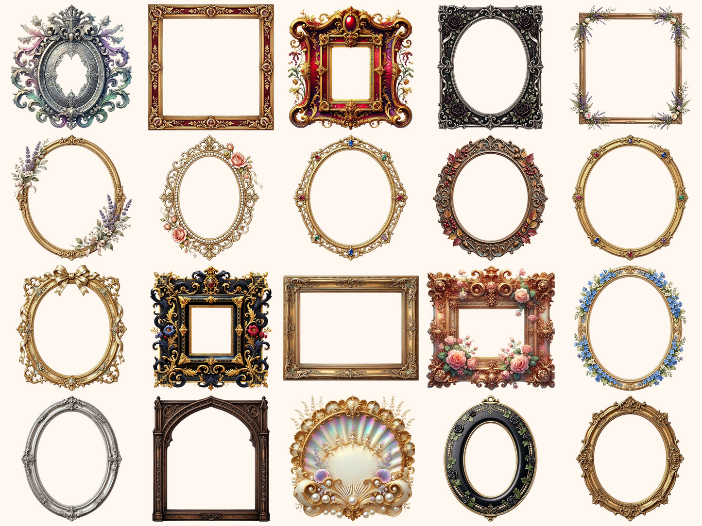 Victorian Frames Clipart