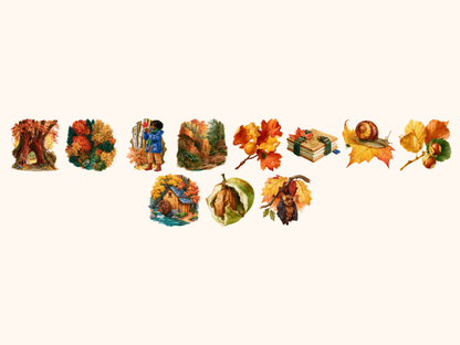 Autumn Forests Watercolor Clipart