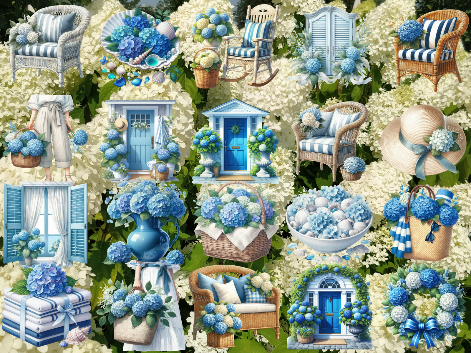 Hydrangea Coast Clipart (LIMITED EDITION) image 7