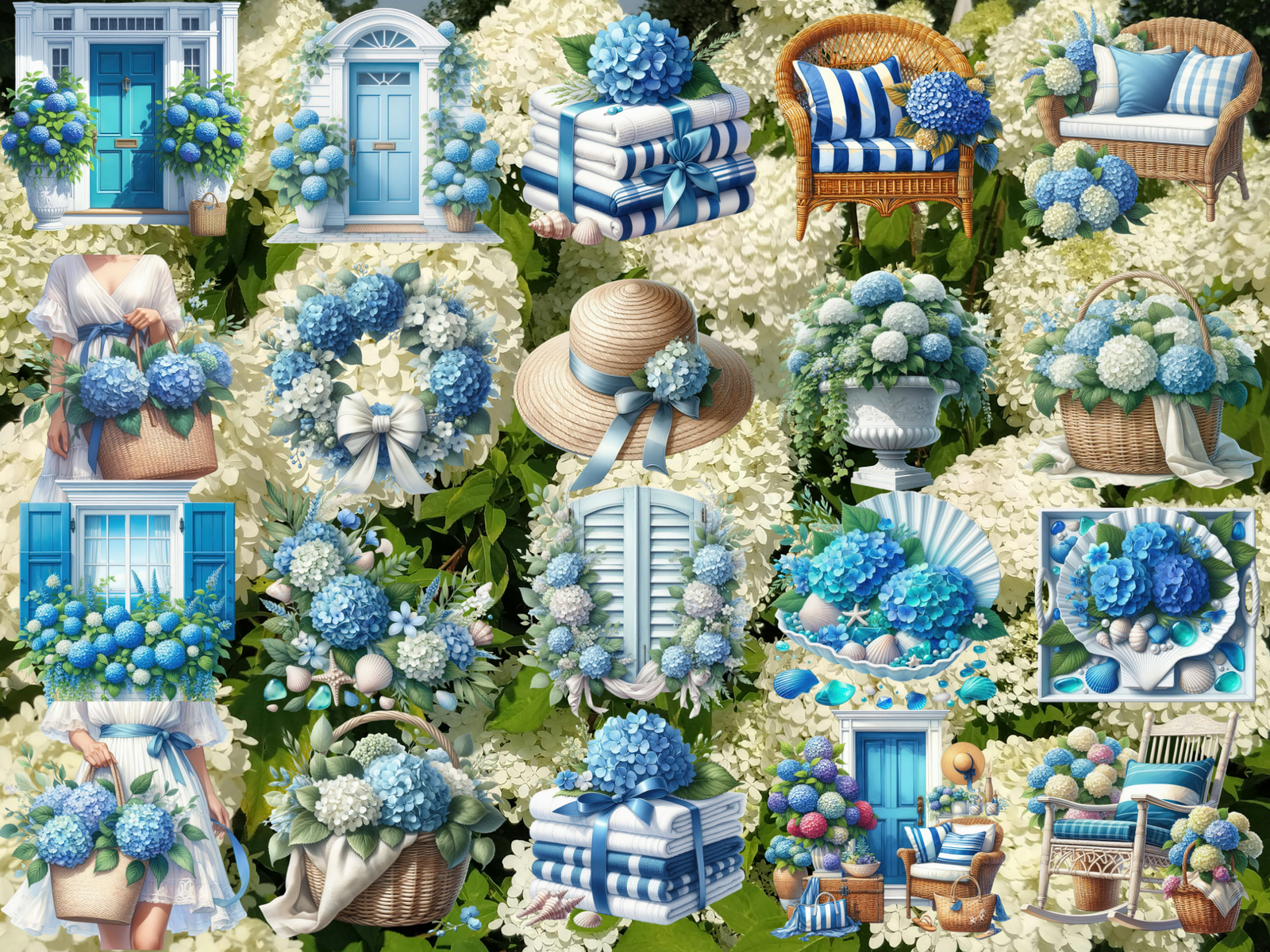 Hydrangea Coast Clipart (LIMITED EDITION) image 8