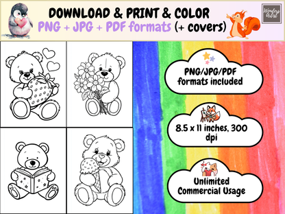 Teddy Bears coloring pages