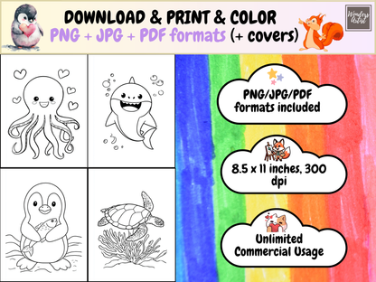 Ocean Animals coloring pages