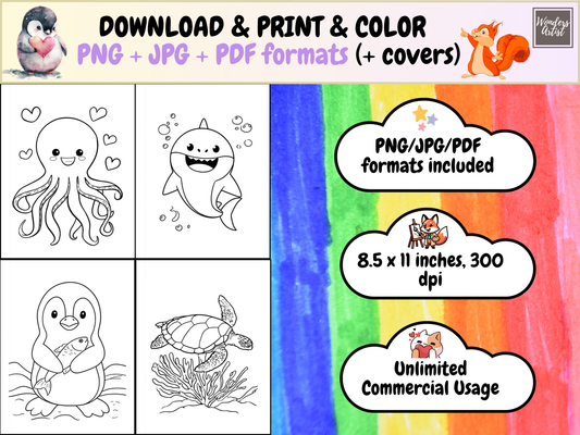 Ocean Animals coloring pages