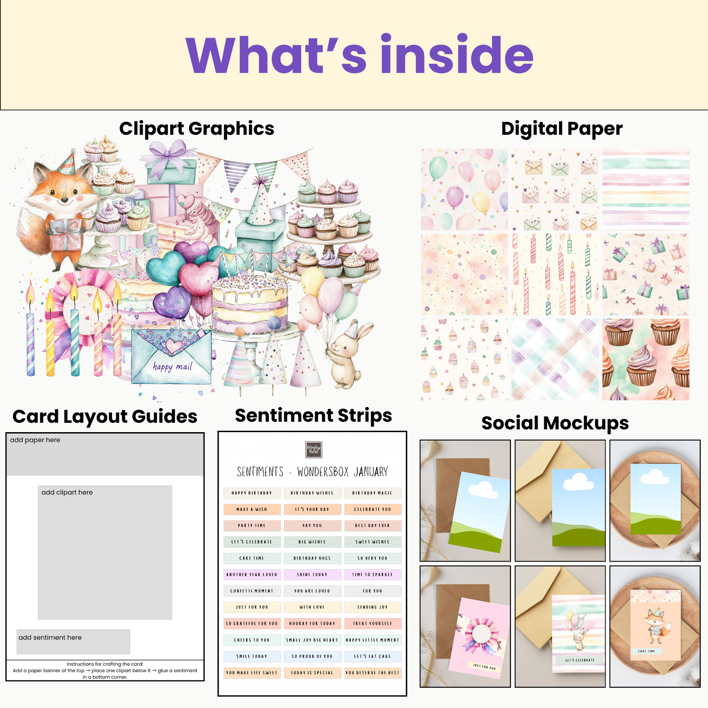 WondersBox January - Birthday Confetti Studio