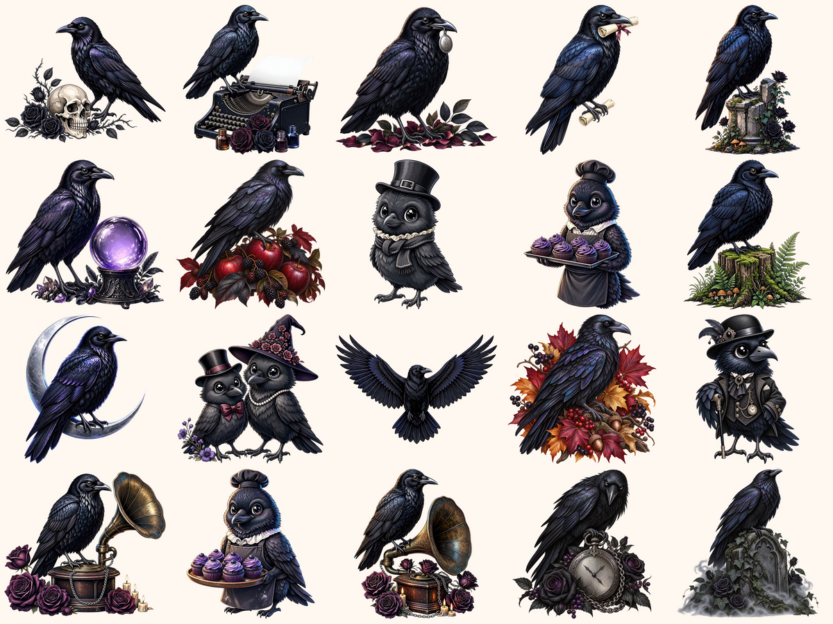 Ravens Clipart