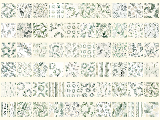 Winter Botanics Digital Paper