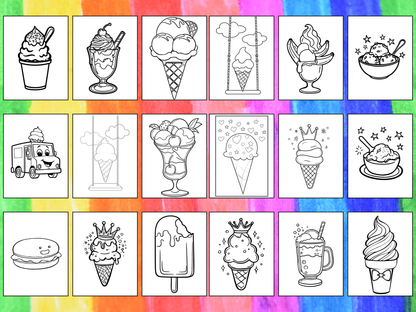 Ice Cream coloring pages