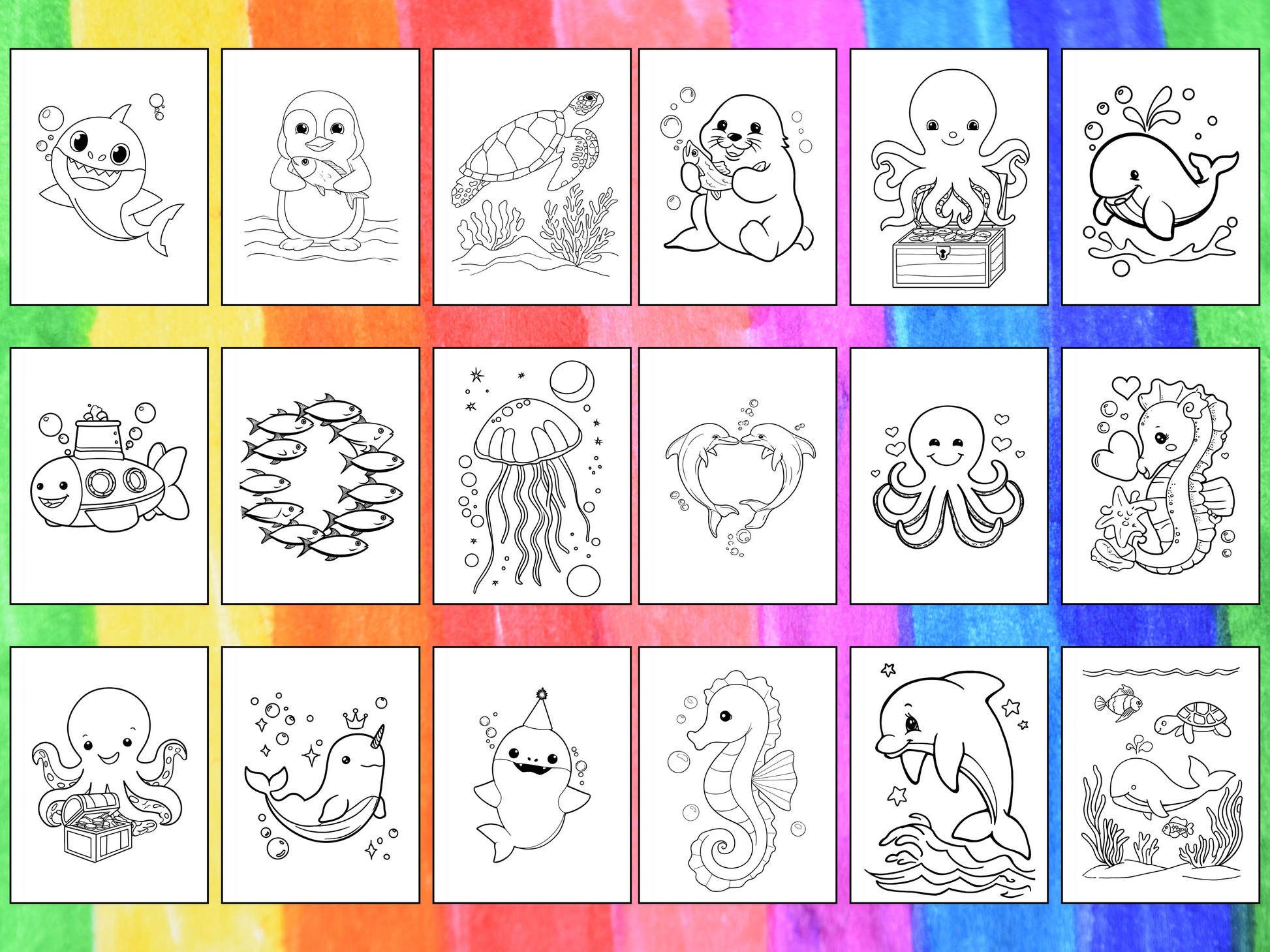 Ocean Animals coloring pages