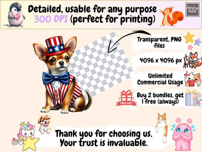 4th of July Dogs (P2) Clipart 4th of july dogs - Wonders Artist