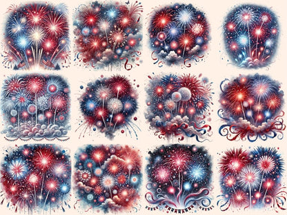 4th of July Fireworks Clipart 4th of july png - Wonders Artist