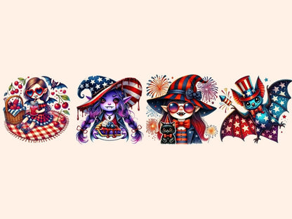 4th of July Vampires Clipart 4th of july images 4th of july png cute vampire png - WondersArtist