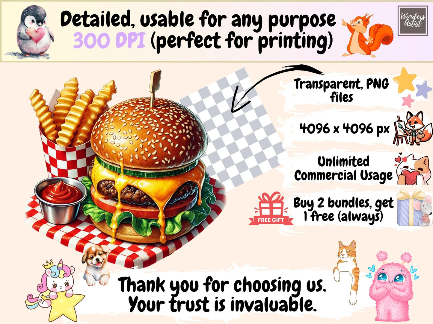 50's Diner Clipart - High - Quality Instant Digital Download for Creative Projects