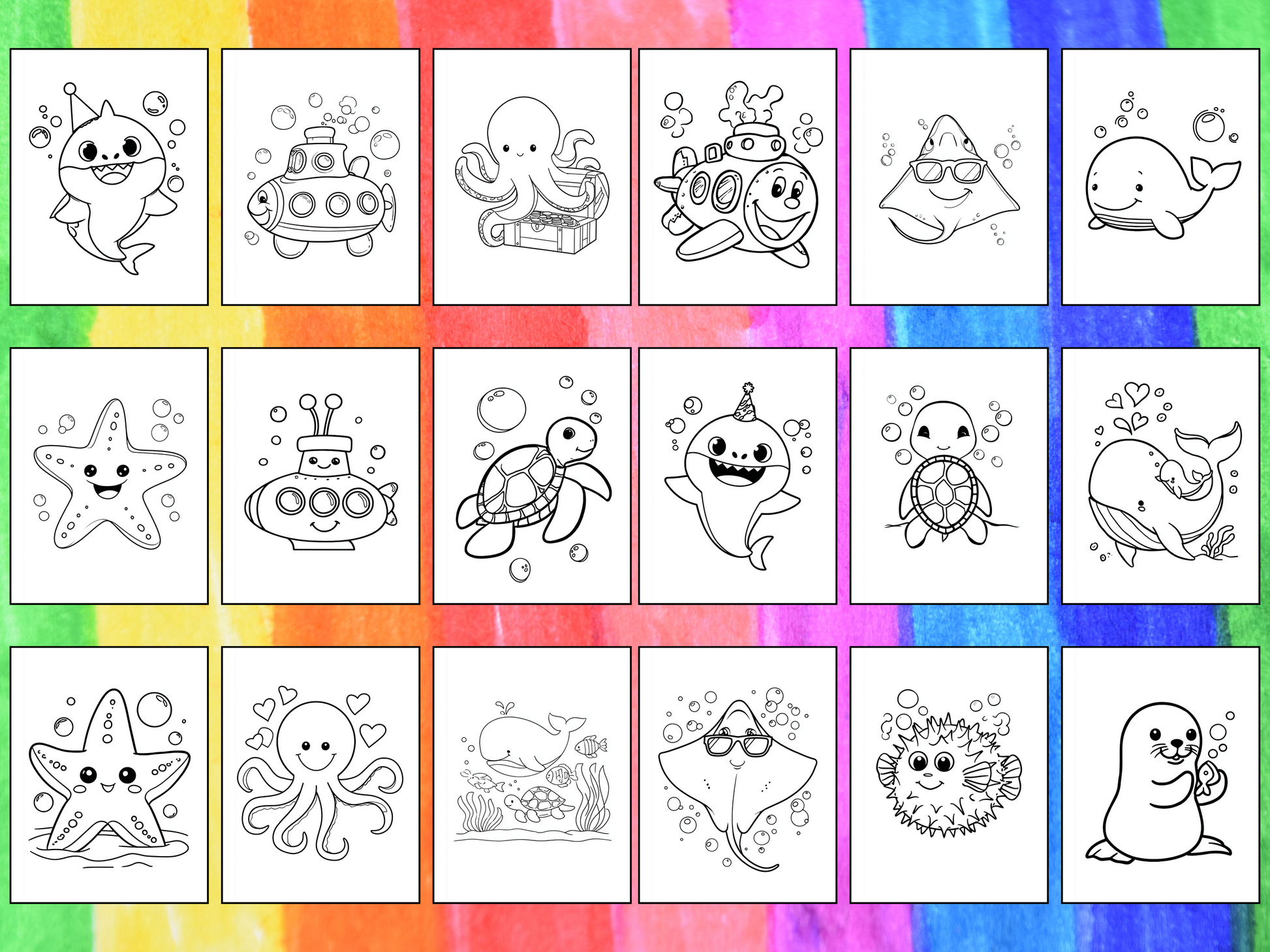 Ocean Animals coloring pages