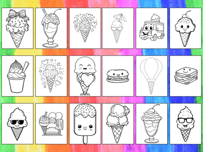 Ice Cream coloring pages