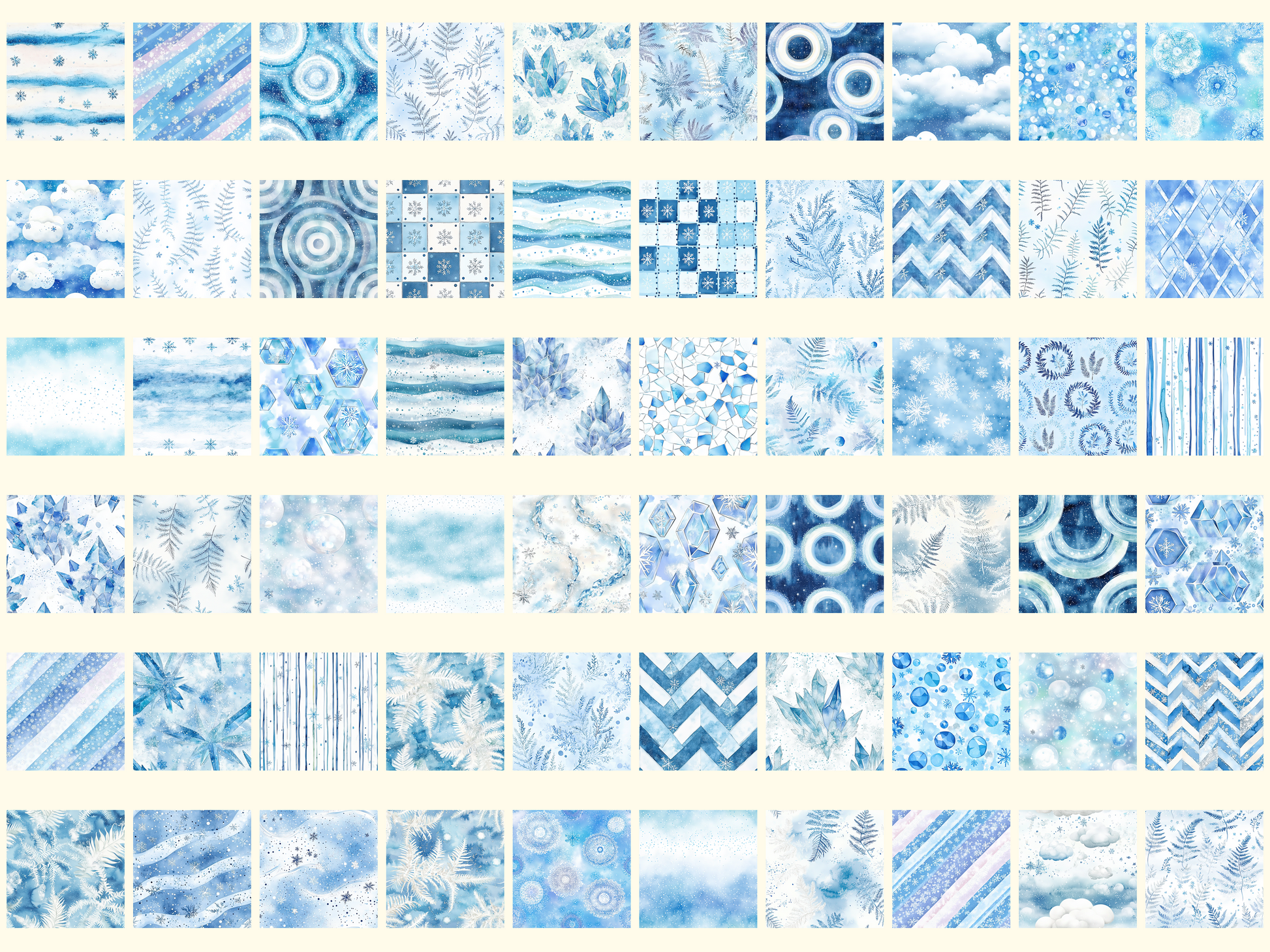 Frosted Blue Digital Paper