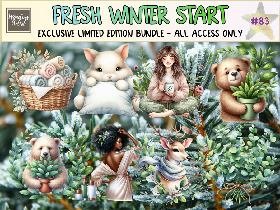 Fresh Winter Start Clipart (LIMITED EDITION)