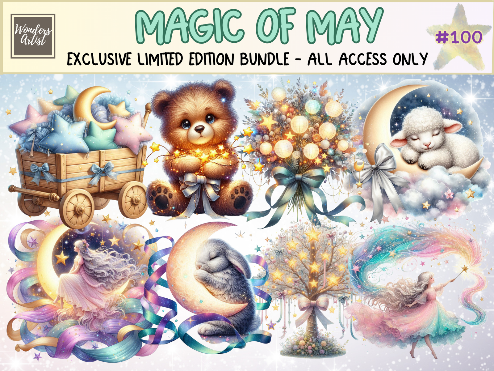 Magic of May Clipart (LIMITED EDITION) image 1