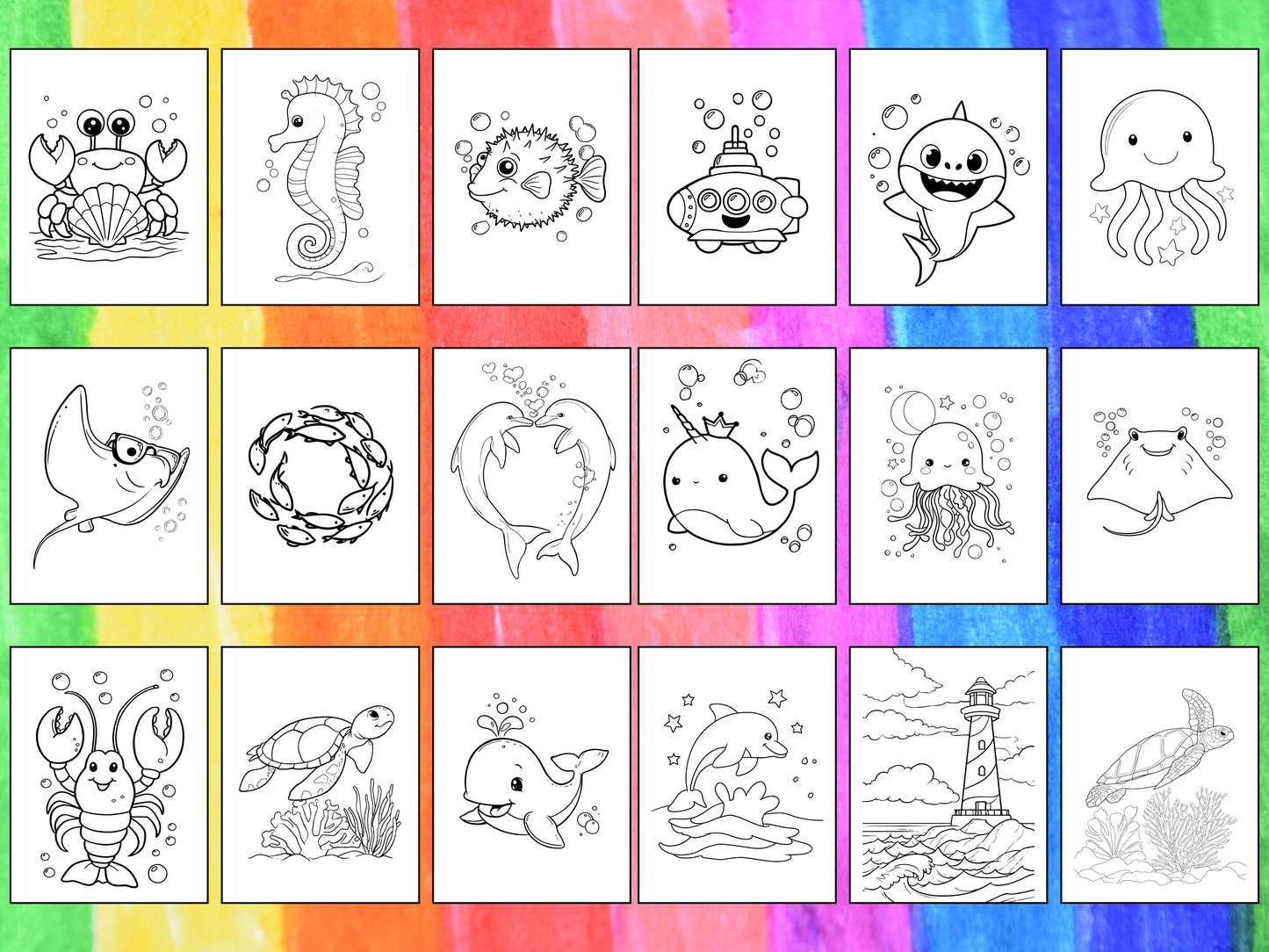 Ocean Animals coloring pages