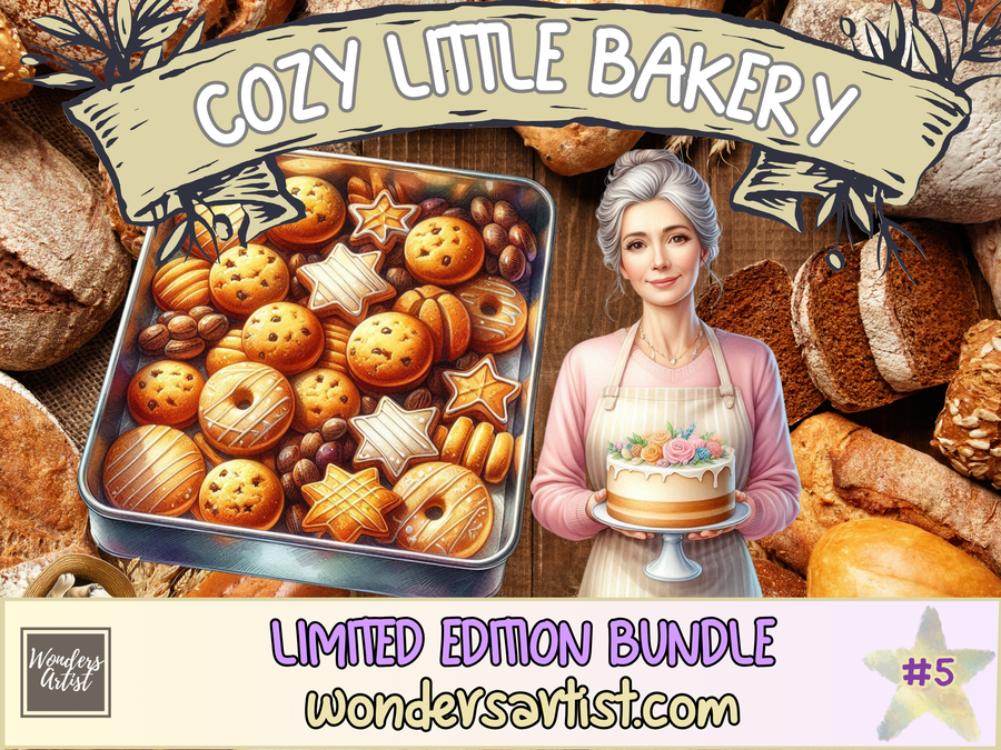Cozy Little Bakery Clipart (LIMITED EDITION)