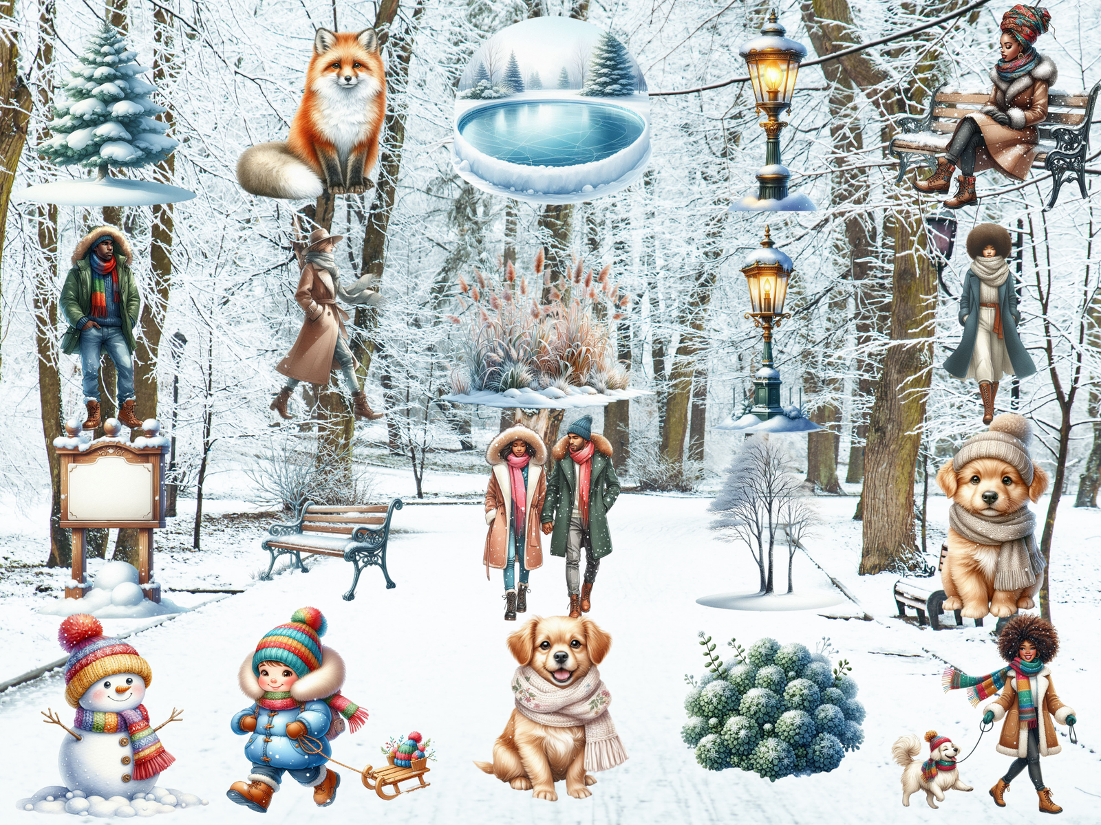 Winter Park Days Clipart (LIMITED EDITION) image 4