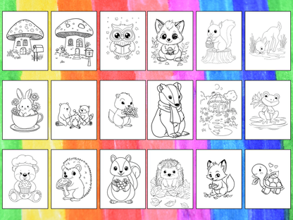 Woodland Animals coloring pages