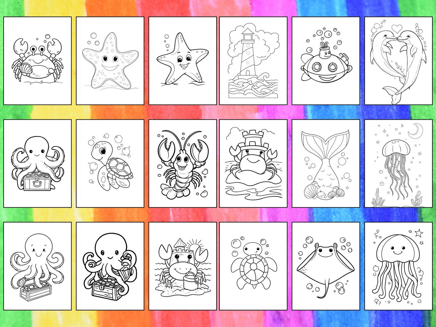 Ocean Animals coloring pages