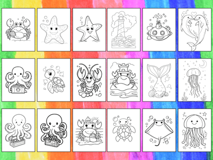 Ocean Animals coloring pages