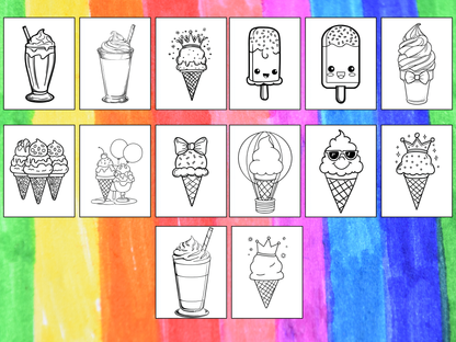Ice Cream coloring pages