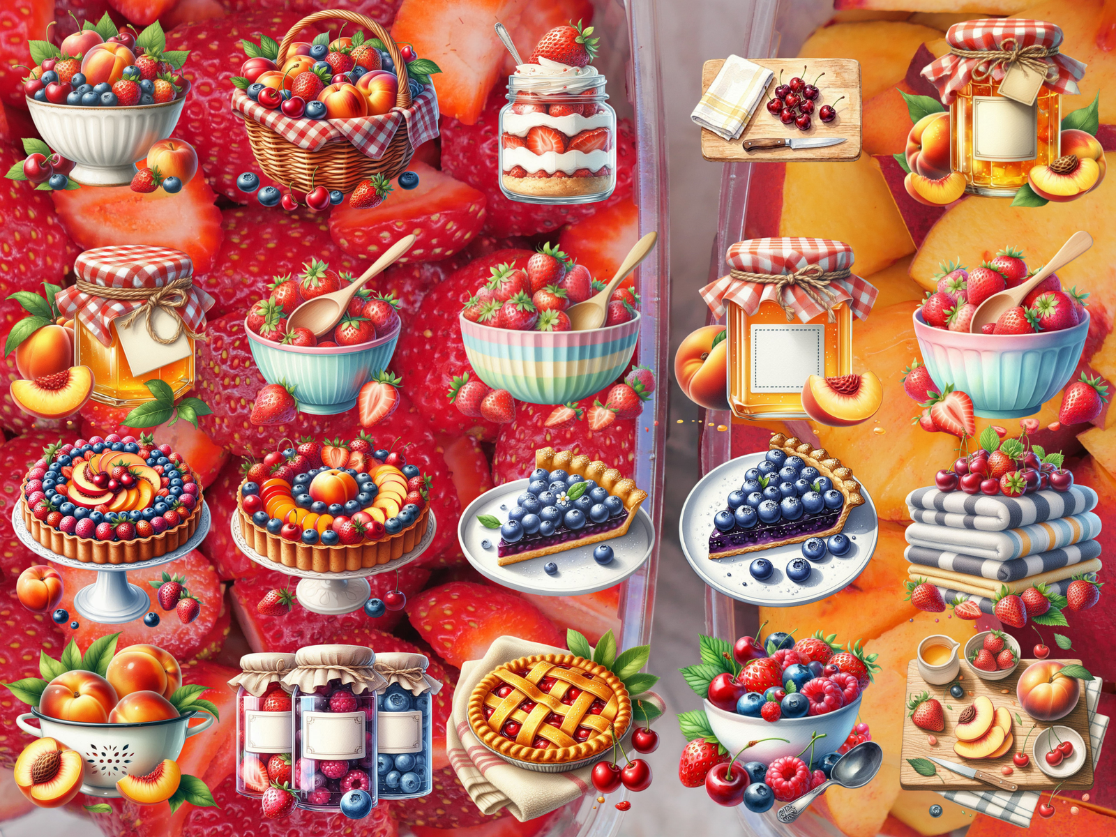 Summer Fruit Kitchen Clipart (LIMITED EDITION) image 2