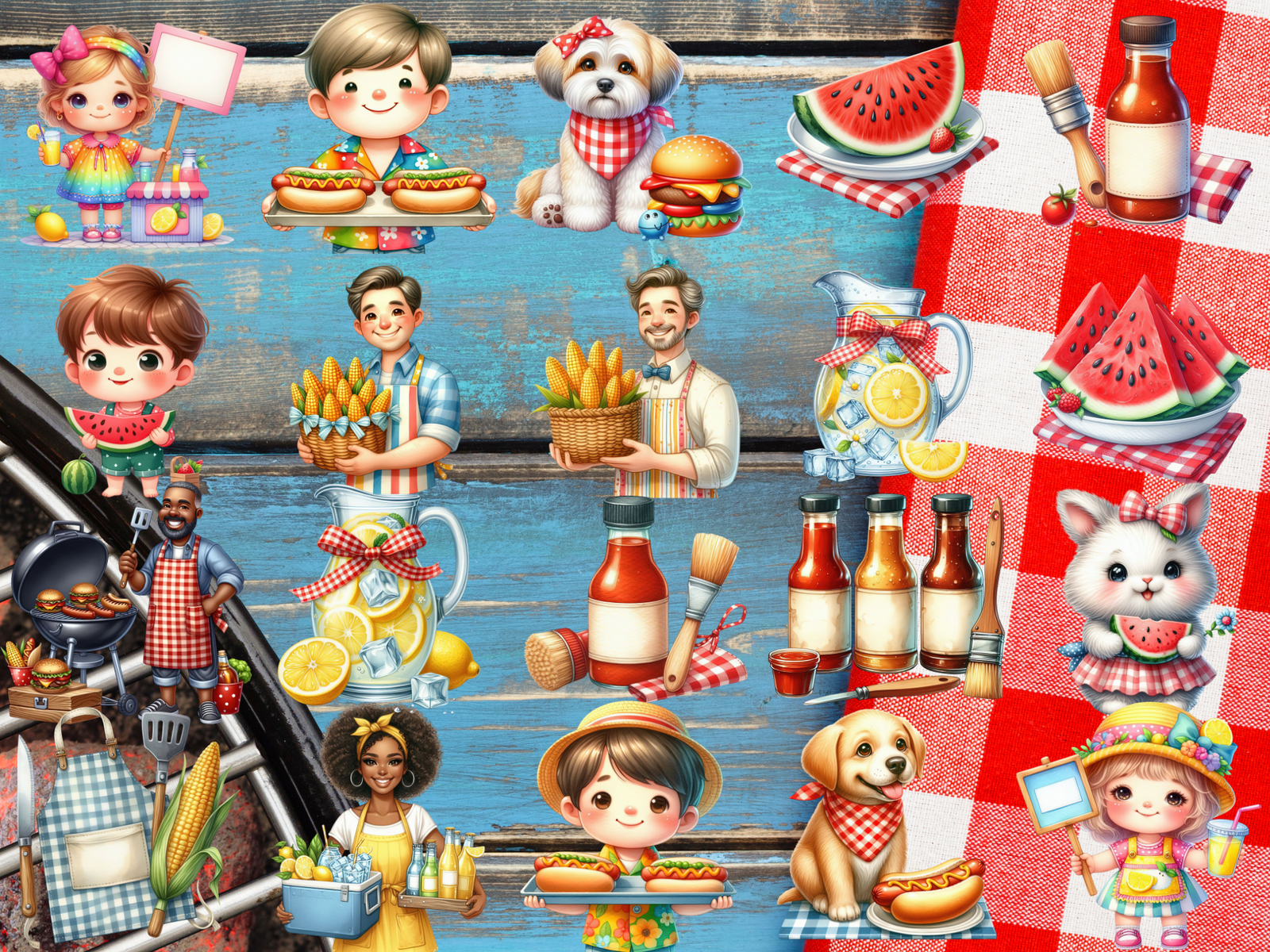 BBQ Bash Clipart (LIMITED EDITION BUNDLE) image 4