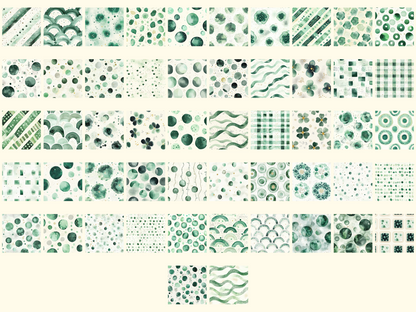 Emerald Dots Digital Paper