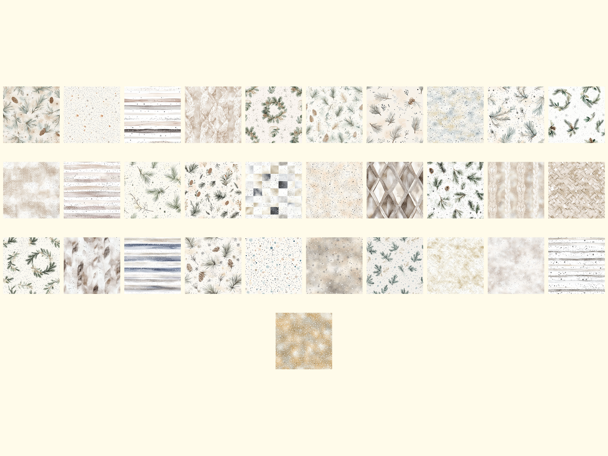 Winter Neutrals Digital Paper