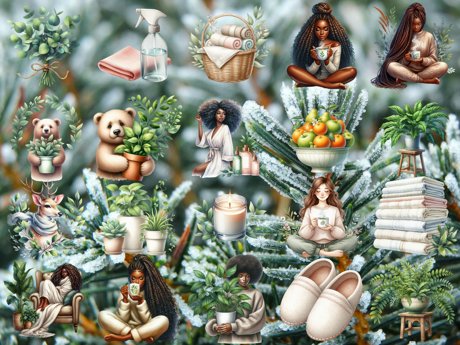 Fresh Winter Start Clipart (LIMITED EDITION) image 2