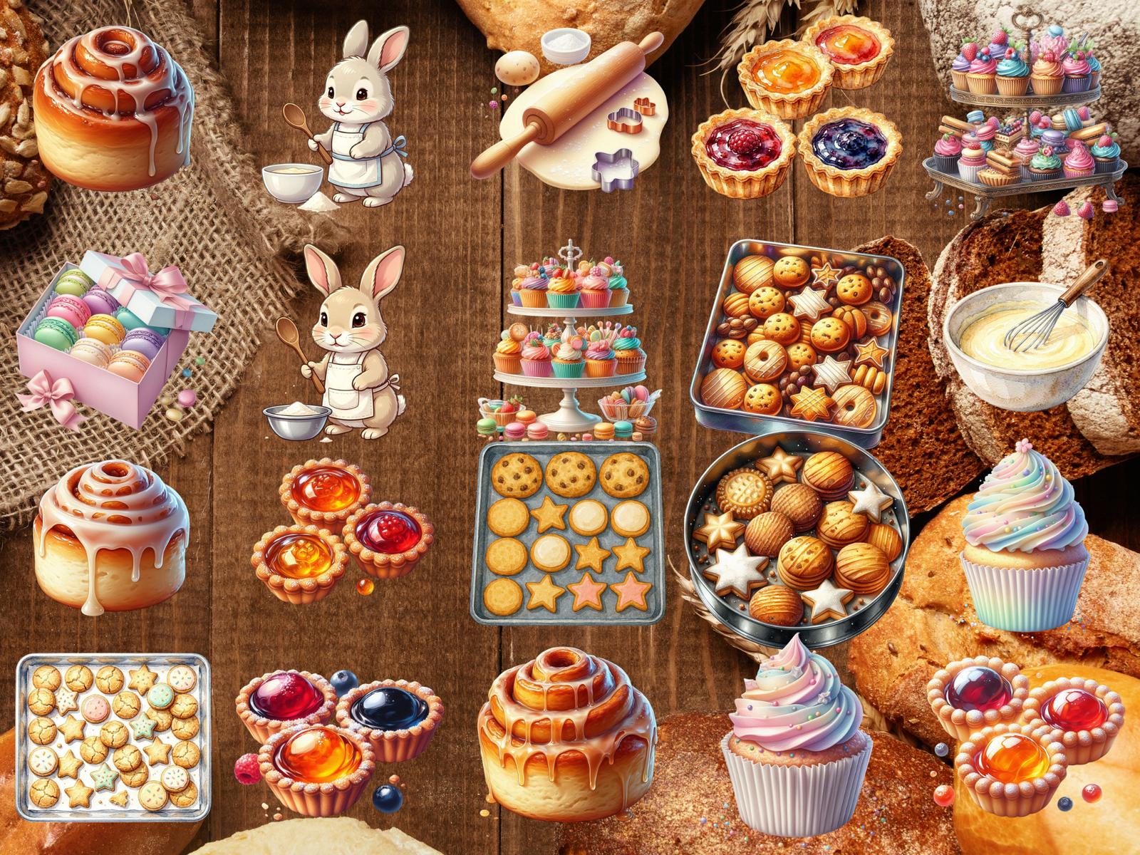 Cozy Little Bakery Clipart (LIMITED EDITION) image 2