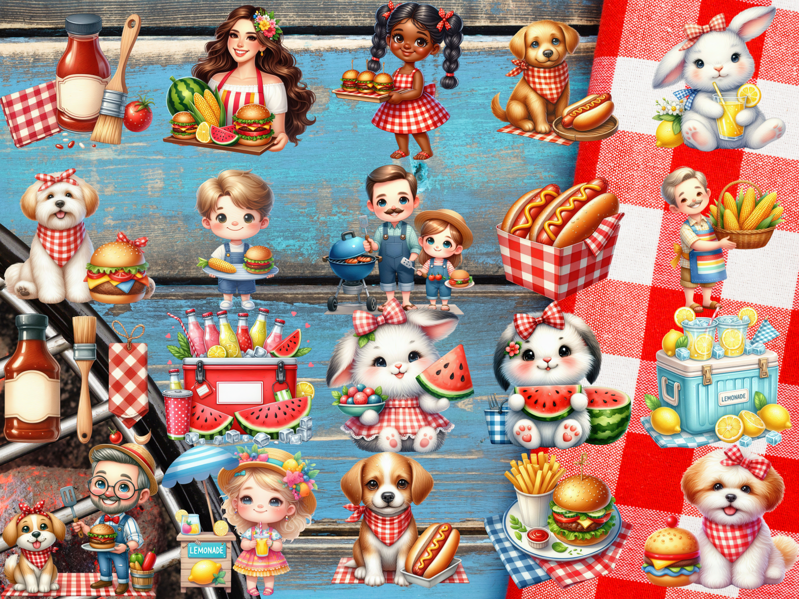 BBQ Bash Clipart (LIMITED EDITION BUNDLE) image 3