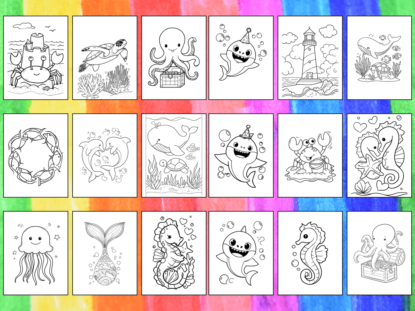 Ocean Animals coloring pages