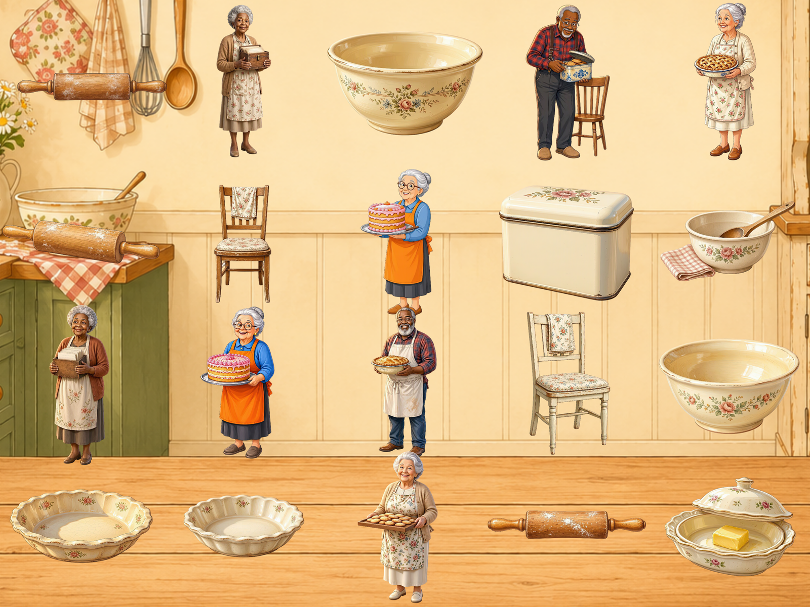 Grandma's Kitchen Clipart (LIMITED EDITION BUNDLE) image 5